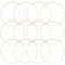 Bright Creations Wooden Hoops for Crafts - 9 in, 12-Pack - Macrame Wood Hoops & Wooden Circles for Dreamcatchers - Smooth Unfinished Wood for DIY Embellishment